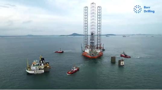 Arabia I (Credit: Screenshot/Video by Borr Drilling)
