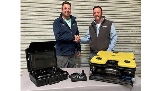 Baker Marine Solutions (BMS) has invested in its underwater inspection service, purchasing two Outland 3000 ROVs. Image courtesy BMS
