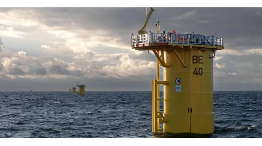 Baltic Eagle offshore wind farm foundations (Credit: Van Oord)