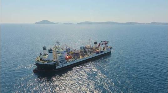 Cable Enterprise cable laying vessel. Image credit: Prysmian