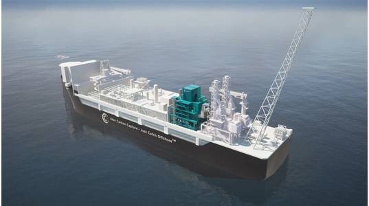 Aker Carbon Capture’s Just Catch Offshore module is tailored for new FPSO units, as well as offshore installations in general, reducing the emissions from gas turbines onboard.
Image courtesy of Aker Carbon Capture