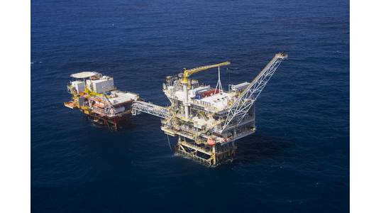 The Cassia A and Cassia B platforms, offshore Trinidad (Photo: BP)