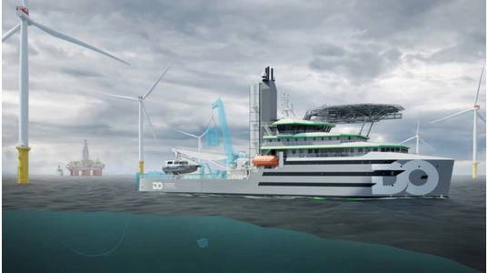 C-CSOV design (Credit: Deutsche Offshore Schifffahrt/Salt Ship Design)
