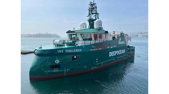 Challenger USV (Credit: DeepOcean) 