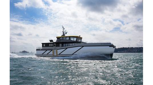 Chartwell Brevity is a 27-m, high-power vessel, set up for multiple crew configurations with provision for up to 32 industrial personnel. (Photo: Chartwell Marine)