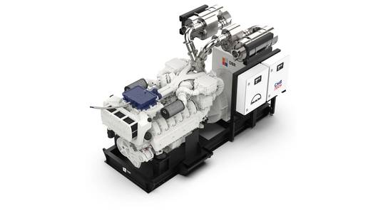 CMB.TECH & DBR Marine dual fuel hydrogen genset courtesy of CMB.TECH.