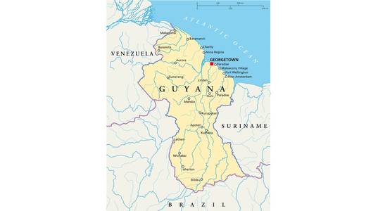 A consortium led by Exxon Mobil that controls all oil and gas output in Guyana produced 668,000 barrels per day (bpd) of oil last week. Credit: Adobe Stock/Peter Hermes Furian