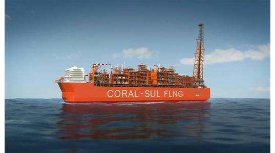 Coral Sul FLNG illustration (File Image: Eni)