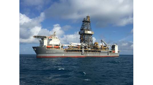 Deepwater Atlas drillship (Credit: Transocean)
