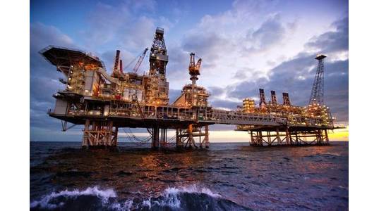 The Deepwater Gunashli platform, offshore Azerbaijan - Image Credit: BP