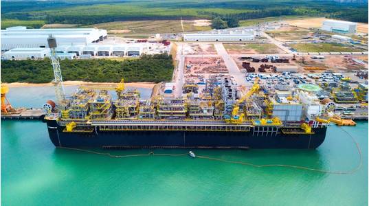 P-68 will be deployed to the ultra-deepwater Berbigão and Sururu fields in Brazil’s Santos Basin. (Photo: Sembcorp Marine)