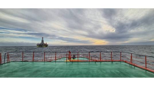 Drilling rig at Leningradskoye field - Credit: Gazprom