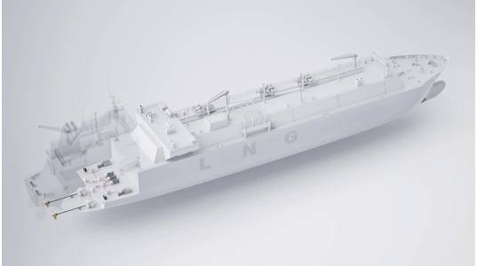 ABB dual-fuel electric propulsion system (Credit: ABB)