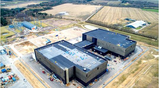 Energinet's converter station in Revsing, Denmark. Photo: Energinet