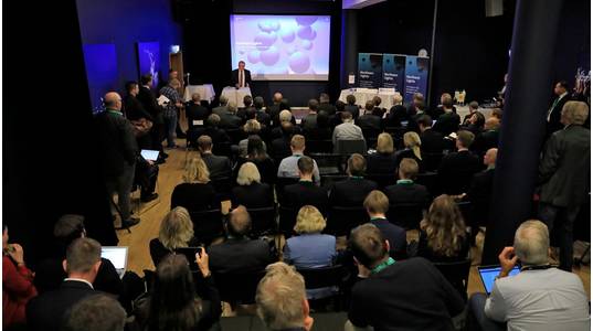 Equinor CEO Eldar Sætre at the introduction of the MoU signing ceremony. (Photo: Arne Reidar Mortensen)