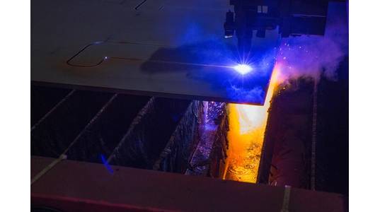 First steel was cut for SBM’s first Fast4Ward hull at the SWS yard in Shanghai, China, back in March 2018. (Photo: SBM Offshore)