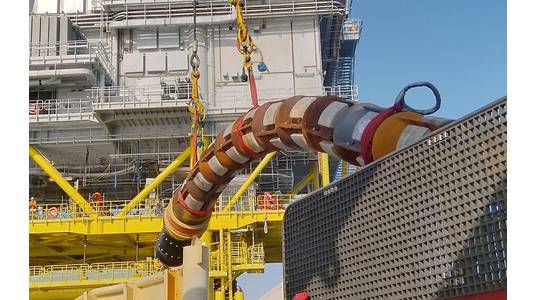 First Subsea cable protection systems (CPS) for the Export Cables and Cross Over Protection for TenneT’s Net op zee Hollandse Kust (zuid) offshore wind farm. (Photo: First Subsea)