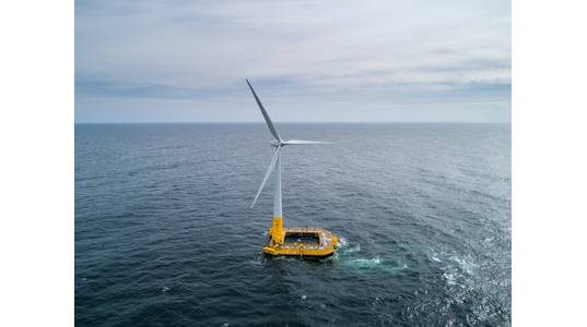 Floating wind turbine (Floatgen) 2 - credits BW Ideol V. Joncheray 