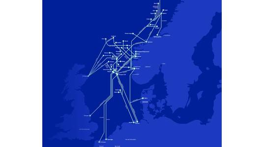 Gassco gas pipeline system - ©Gassco