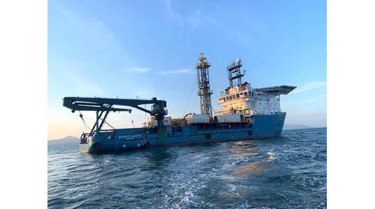 Geoquip's Geotechnical vessel - Image by Parkwind
