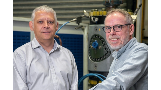 Graeme Dorrance, Senior Controls Engineer (L) with Gavin Cowie, Managing Director at Interventek. (Photo: Interventek)