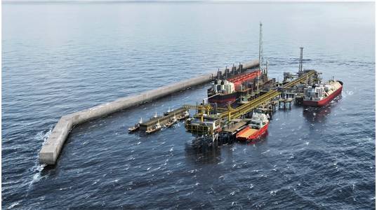 Greater Tortue’s FLNG solution. (Image: BP)