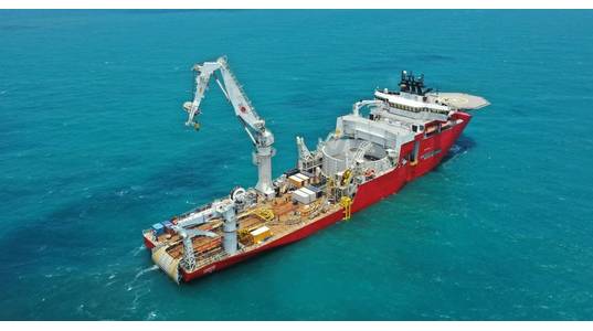 Jan De Nul Group’s Cable Laying Vessel Connector will be mobilized for the Greenlink Project - Credit: Jan De Nul
