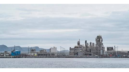 The Hammerfest LNG plant.
(Photo Øivind Haug  Equinor)