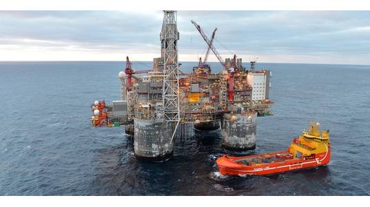 The Heidrun field on Haltenbanken in the Norwegian Sea (Credit: Harald Pettersen / Equinor)