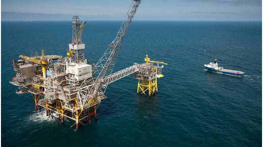 The Heimdal field in the North Sea. (Photo: Øyvind Hagen)