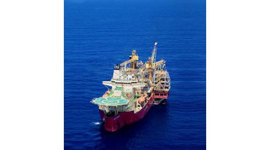 Helix Energy Solution’s Helix Producer-1 floating production system is supported by Sonardyne’s 6G DP-INS system. Image from Helix Energy Solutions, by Robert Almeida.
