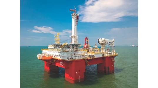 Helix Well Ops’ newbuild Q7000 semisubmersible (Photo: Helix Well Ops.)