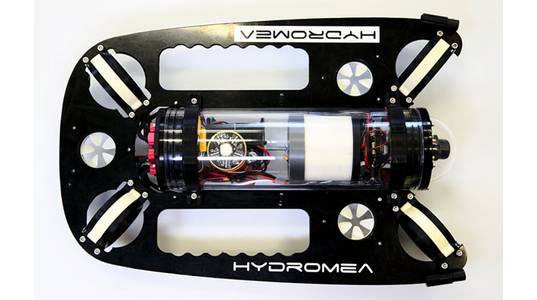 Hydromea Debuts Wireless Compact Underwater Drone Providing Live HD Video. Image: Hydromea