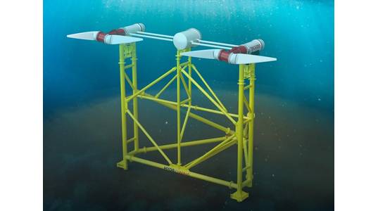 HydroWing tidal energy platform (Credit: Inyanga Marine Energy Group)