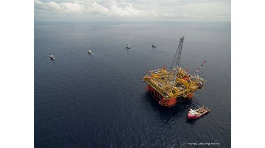 Ichthys Explorer platform - Credit: Capt. Serge Prakhov via Inpex Australia
