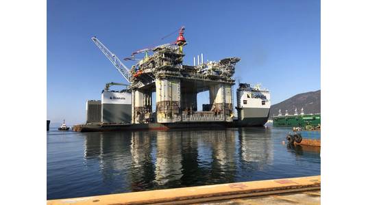 For Illustration - The Argos offshore oil platform is the centerpiece of the Mad Dog 2 project in the U.S. Gulf of Mexico. It arrived in the U.S. in April 2021. Credit: BP