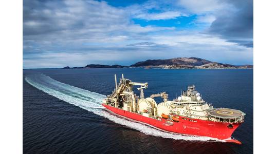 For illustration only - The Deep Energy, TechnipFMC's pipelay vessel - Copyright TechnipFMC