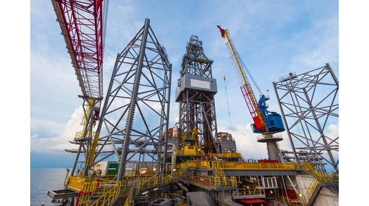 Illustration only: A jack-up drilling rig - Image by / nakaret4