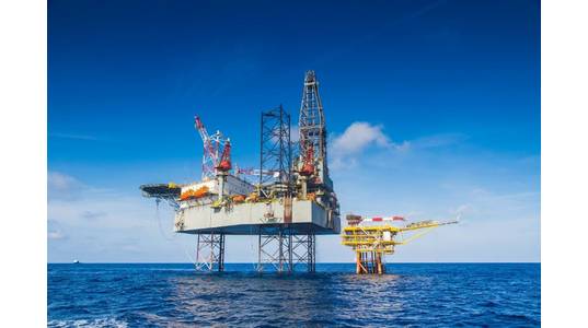 Illustration only: A Jack-Up drilling rig - Image by pichitstocker-AdobeStock