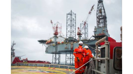 Illustration: Jack-up drilling rig - 
 Image by: xmentoys - Adobe Stock