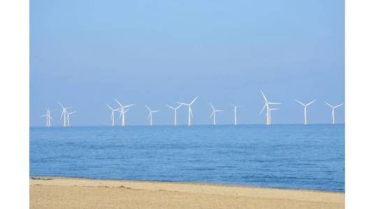 Illustration; Offshore wind farm - Credit:pauws99/AdobeStock