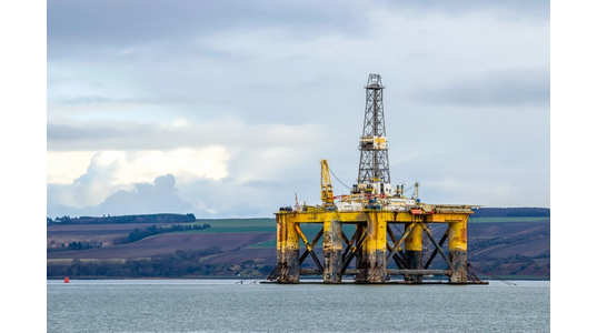 For Illustration: An offshore drilling rig anchored off the coast of Scotland / Credit:alpegor/AdobeStock