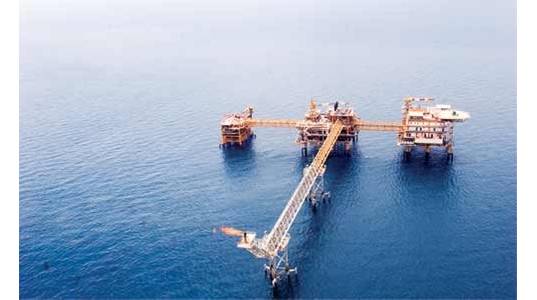 For illustration; An offshore platform at the South Pars field - Credit; Pars Oil & Gas Company