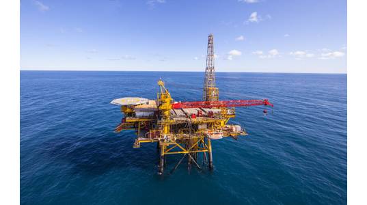 Illustration only - An OMV offshore platform in New Zealand  © OMV Aktiengesellschaft
