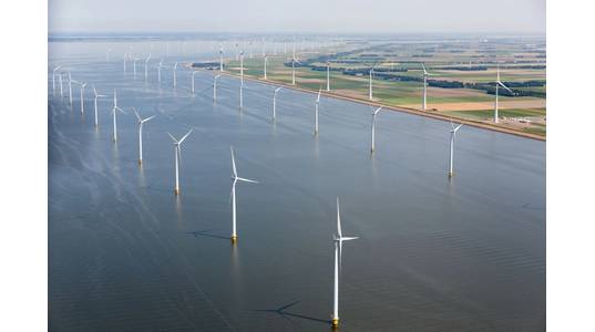 Illustration: Offshore wind Turbines in the Dutch North Sea - Image by Kruwt, AdobeStock
