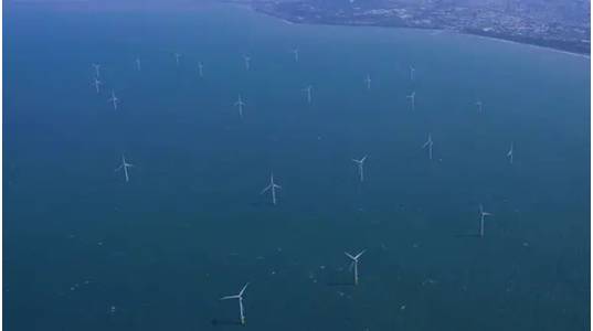 Illustration; Orsted's offshore wind farm - Image by Orsted