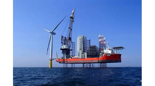 Illustration only - Wind Osprey installing wind turbines - Credit: Cadeler (file photo)
