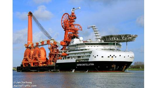 Illustration only - A Saipem offshore installation vessel - Credit:Jan Verhoog