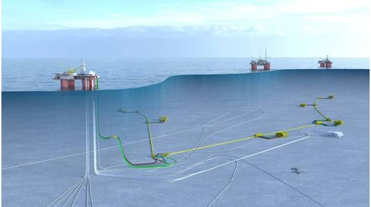 Illustration off the Snorre expansion field (Image: Equinor)