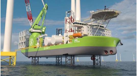 An illustration of the vessel Eneti ordered last year from DSME - File photo ©NOV